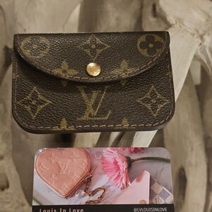 Louis Vuitton Brown Monogram Card Holder